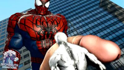 Spidermans Muscle And Cock Growth