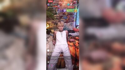 Cumming on Tiktok LIVE , TIKTOK LIVE CUMMING jerkin on Tiktok live showing cock on Tiktok live bulge