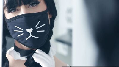 HETEROFLEXIBLE - Cute Femboy Maid Katie Lingerie's Tight Ass Gets Used By Straight Boss Mateo Tomas