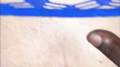 Black dick fucking femboy in lingerie