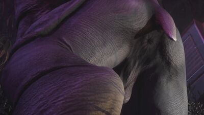 Rhino Mating with Twink Boy #2 (Gay Furry) / Wild Life Furries