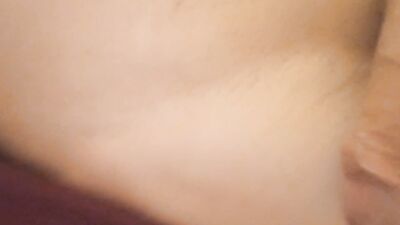 Piss or cum first? Twink gets hard cock humping bed but too much urge to pee due to overfull bladder