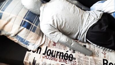 Russian guy fucks an inflatable doll