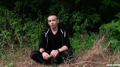 Czech Hunter 548 – Blonde Twink Has His Tight Asshole Obliterated From Daddy’s Big Cock