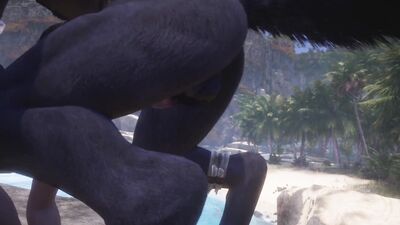 Rahn the Wolf Gets a Blow Job from Cute Gay Guy / Wild Life Furries