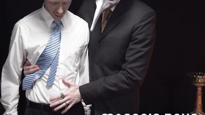 MasonicBoys - Beautiful young man presents hole on altar for insemination
