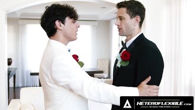 HETEROFLEXIBLE - Femboy Asher Day Disguises Himself As The Bride To Please Straight Groom Quin Quire