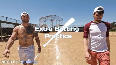 Tatted Baseball Playes Has Hole Batted By Jock- Blain O'Connor, Collin Merp - NextDoorBuddies