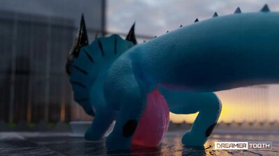 SMALL BLUE FISH-DOGGO HAS GIANT CUMSHOTS [GROWTH] [FURRY] [CUMSHOT]