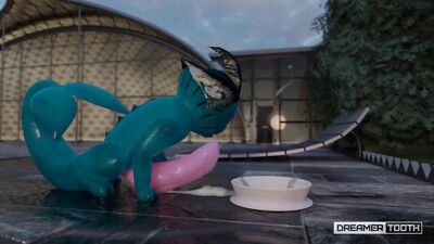 SMALL BLUE FISH-DOGGO HAS GIANT CUMSHOTS [GROWTH] [FURRY] [CUMSHOT]