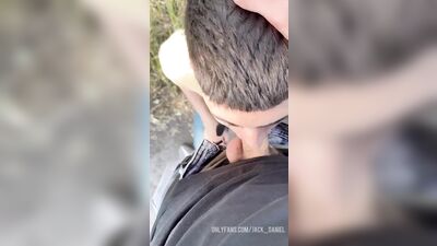 A STUDENT SUCKED MY DICK ON THE ROAD