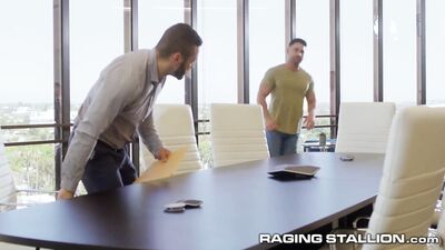 Sexy Beau Butler Spitroasted By Fine Assed Hunks - Romeo Davis, Chris Damned - RagingStallion