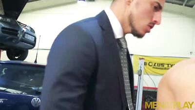 MENATPLAY Gay Businessman Klein Kerr Anal Jock Sunny Colucci