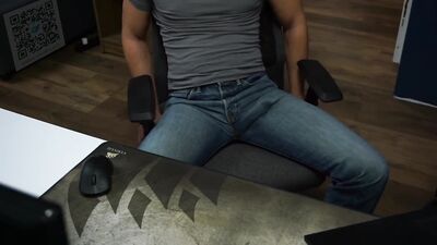 Cumming in my jeans while moaning and humping