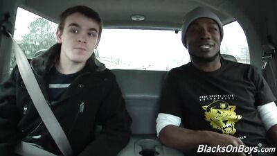 Justin Cross Gets His First Taste Of Black Cock