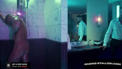 RagingStallion - Tattooed Hunk Gives His Girthy 8 Incher To Roman Todd