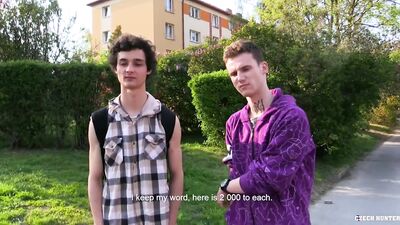 BigStr - Dude Gets A Call From 2 Desperate Guys Who Want To Get Fucked & He Agrees To Fuck Them