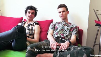 BigStr - Dude Gets A Call From 2 Desperate Guys Who Want To Get Fucked & He Agrees To Fuck Them