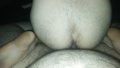 Puppy Rides Daddy Before Bed