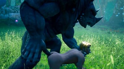 Huge bulls fucking a boy