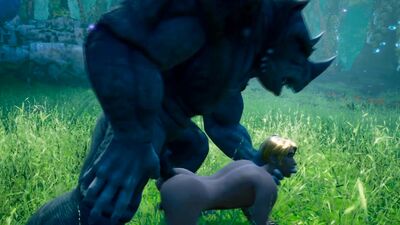 Huge bulls fucking a boy