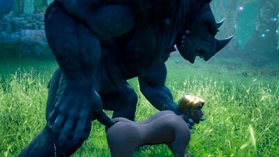 Huge bulls fucking a boy