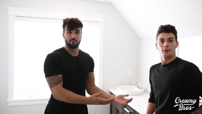 Straight StepBro Gets Caught Getting A Blowjob From Roommate