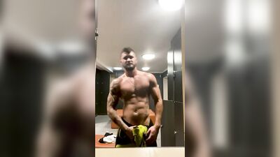 Locker Room Strip Tease