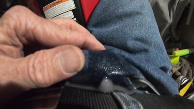 Twink Cums THROUGH Jeans and pisses while dreaming of riding motorcycle