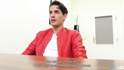 BIGSTR - He Goes To Apply For A Job But Ends Up Sucking The Boss' Dick In His First Interview