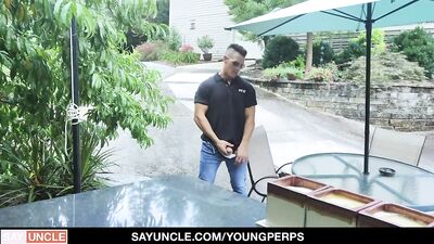 ❤️Hot Guy Fucked By The Guard For Skinny Dipping