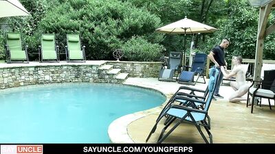 ❤️Hot Guy Fucked By The Guard For Skinny Dipping