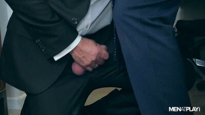 SUITED GABRIEL PHOENIX FUCKED BY THOMAS THUNDER ON HIS BUSINESS TRIP IN SPAIN