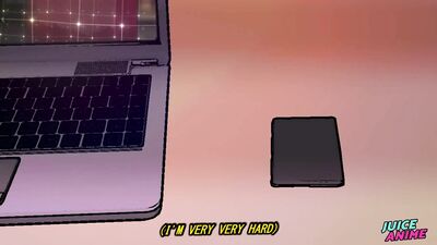 MY STRAIGHT FRIEND GAVE ME A LITTLE HELP ON THE COMPUTER - GAY YAOI HENTAI ANIME