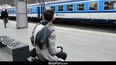 Boyfun - Brunette Twink Andy Ford Rims And Bareback Fucks Josh Cavalin