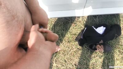 CZECH HUNTER 551 - Straight Hunk Isn't Shy About Showing His Body & Suck A Stranger's Cock In Public