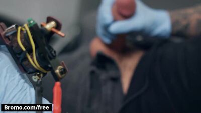 BROMO - Super-Hot Tatted Guy Fly Tatem Shoves His Big Cock Deep Inside Lev Ivankov's Tight Ass