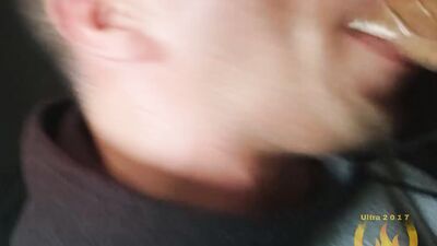 Giving a head while we wait the gf of my bestfriend in the car