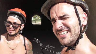 LEO BULGARI & XISCO DAILY LIFE - CHAPTER 2: JERKING OFF UNDER A BRIDGE AND ARE CAUGHT BY CYCLISTS