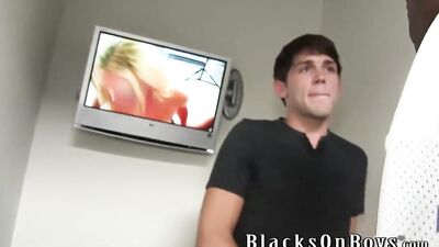 Aiden Summers Playing With Black Cocks