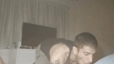 Sucking my Stepdad Dick While he is