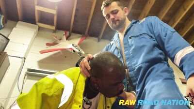 GINGER LAD GETS MORE THAN 1 OIL CHANGE