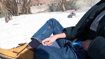 colorful extreme in the yard