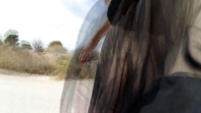 I got erect wearing sheer boxers in a public road