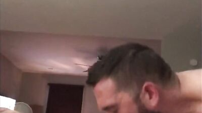 Daddy gave me his cum then I shot mine