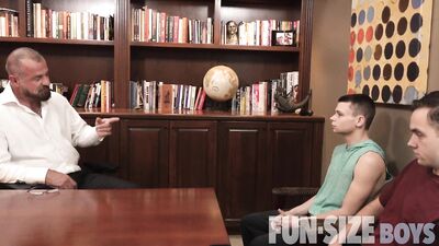 FUN SIZE BOYS - Dr. Wolf barebacks naughty boys in principal's office