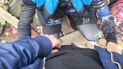 In an abandoned house, he finished in the ass with a guy from the sports field