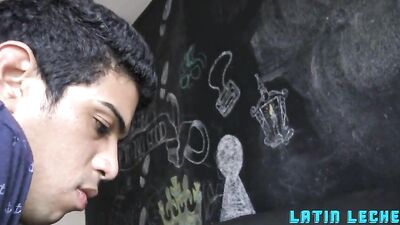 Unleashing the Passive: A Young Latin Male Takes Control of a Submissives Hairy Chest and Thin Body in a Gay Porn Video