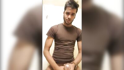 Indian Sexy Cumming and Tasting His Own Spunk - A Gay Porn Video