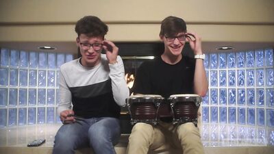 Young Nerds Sucking Dick: Chris Peyton and Hayden Lee Go At It in a Gay Porn Video